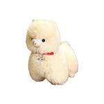 Плюшевая игрушка альпака 35 см высота MORTEN SOLUM, белый - фото