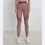 Леггинсы облегающего кроя Guess, розовый - фото