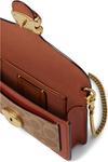 Клатч Coated Canvas Signature Tabby Wristlet COACH, цвет Tan Rust - фото 3