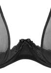 Треугольный бюстгальтер PETITE FLEUR GOLD, черный - фото 3
