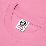 Футболка с вышитым логотипом A Bathing APE Aape, розовый - фото 6