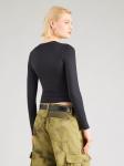 HOLLISTER Лонгслив в черном цвете - фото 4