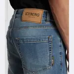 Джинсы свободного кроя Iceberg, синий - фото 4