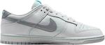 Мужские кроссовки Nike Dunk Low, Summit White/Metallic Silver - фото 2