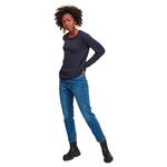 Свитер Vila Ril Long Sleeve O Neck, синий - фото 3