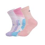 Универсальные баскетбольные носки 3 пары LINING, розовый - фото 11