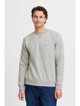 Толстовка BLEND Rundhalspullover BHSweatshirt 20717958 lässiger Pullover, цвет mittelgrau - фото