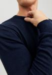 Свитер JJEEMIL CREW NECK NOOS Jack & Jones, темно-синий пиджак - фото 4