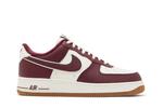 Кроссовки Nike Air Force 1 '07 LV8 'College Pack - Night Maroon', красный - фото 2