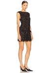 Кружевное мини-платье Helsa, black - фото 3