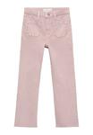 Джинсы WITH STUDS Mango Kids, фуксия - фото