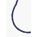 Металлическое ожерелье с бусинами из смолы Dsquared2, синий - фото 2