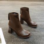 Ботильоны женские Pooq, бежевый - фото 15