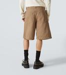 Джинсовые шорты Sacai, бежевый - фото 4