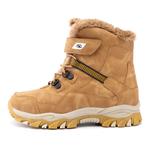 Детские утепленные ботинки Kids HOBIBEAR, коричневый - фото