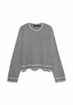 Джемпер Vero Moda Jumper, Medium Grey Melange/Dark Grey - фото 5