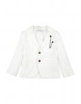 Блейзер для мальчиков Manuel Ritz, белый - фото