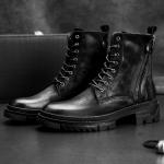 Мужские ботинки Cahhrrn X Martin Boot Men Beige Voguhomme - фото 6