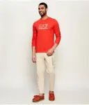 Толстовка regular fit Ea7, красный - фото 2