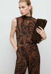 Комбинезон Mango Jumpsuit, Brown - фото