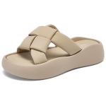 Шлепанцы женские Daphne, хаки - фото 6