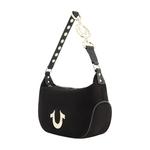 True Religion Horseshoe Link eyelet Hobo, черный - фото 3