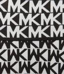 Шарф женский Michael Kors с монограммой логотипа, белый - фото 3