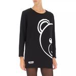 MOSCHINO Женское черное платье с длинными рукавами - фото 4