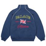 Толстовка Palace Athletic Zip Funnel, Navy - фото 2