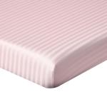 Простыня на резинке Homescapes, 90x190 см, розовый - фото