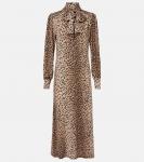 Платье макси в горошек Avalon Rixo, Antelope Spot Black - фото