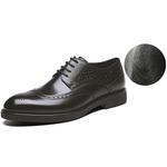 Туфли мужские черные WEISHIBANGWEI, кофейные - фото 6