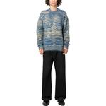 Acne Studios Свитер мужской синий желтый - фото 4