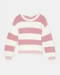 Детский свитер в полоску Kids El Corte Inglés, розовый - фото
