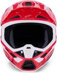 Шлем Alpinestars S-M7 Deed, ECE06/DOT, Red/Black/White Glossy - фото 2