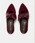 Женские балетки с бантиком Bryan Stepwise, бордовый - фото 2