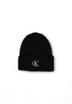 Шапка Calvin Klein с логотипом, черный/сиреневый - фото