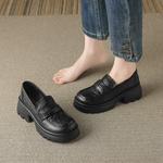 Лоферы женские черный Foxer - фото 2