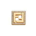 FENDI Серьги Forever Embellished Stud - фото 3