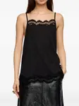 Топ с кружевом Bimba Y Lola, черный - фото 2