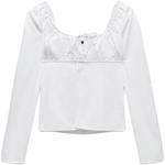 ZARA Женская белая рубашка - фото