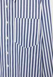 Блуза Stradivarius STRIPED WITH POCKET, Dark Blue - фото 7