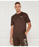 Футболка Regular fit Ea7, коричневый - фото