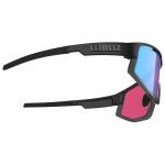 Солнцезащитные очки Vision матовые черные серые нано оптика нордические светлые бегония фиолетово-синие зеркальные Bliz - фото 4