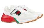 Кроссовки rhyton 'white red green reflective' Gucci, белый - фото 2