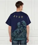 Футболка Relaxed fit Just Cavalli, синий - фото 3