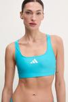Двухкомпонентный купальник 3 Stripes Adidas Performance, бирюзовый - фото 2