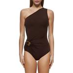 Купальник Stretch Bottega Veneta, коричневый - фото 2