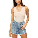 Топ Free People U-Neck Tank, розовый - фото 3