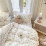 Generic Комплект постельного белья Lace Princess Rose Printed - фото 3